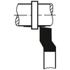 Nóż tokarski boczny odsadzony, prawy, HSSE, 16 x 16 x 140 mm, DIN 4960, WILKE