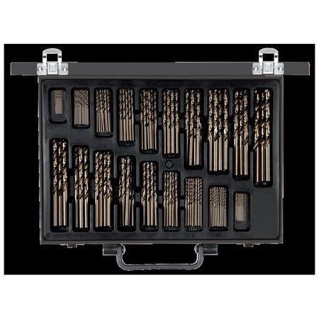 Zestaw wierteł spiralnych walcowanych Ø 1–10 mm, 170 szt., GEDORE RED, R93500170