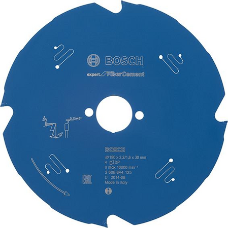 Tarcza pilarska węglikowa Expert Ø 190 x 20 x 2.2/1.6 x 4T Bosch