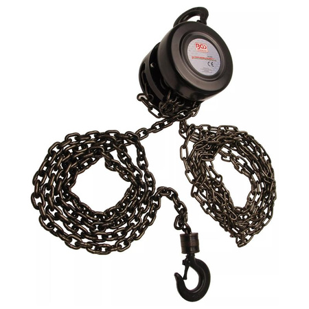 Wciągnik łańcuchowy wysokość podnoszenia 2,5 m 1 t, BGS 3483