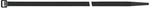 Opaska kablowa z nylonu UV,kolor czarny 360x7,5mm po 100szt. SapiSelco