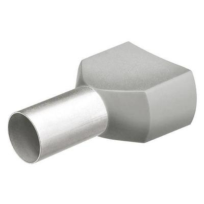 Tulejka kablowa typu Twin z kołnierzem szara 2 x 0,75 mm² 200 szt. KNIPEX 97 99 371