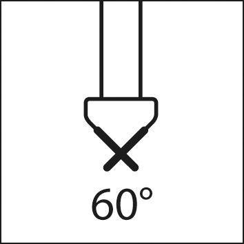 Frez do gratowania NC DIN6527 pełnowęglikowy TiALN 60°, 12mm FORMAT GT