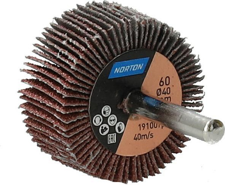 Ściernica listkowa wachlarzowa R207Plus 40x20x6mm P60