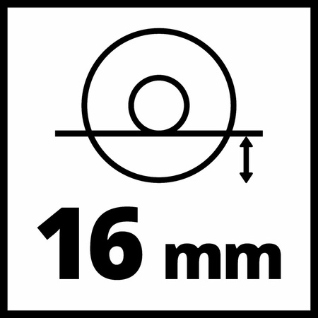Akumulatorowa przecinarka 76 mm, bezszczotkowy silnik, regulacja obrotów, oświetlenie LED, TP-CO 18/76-C Li BL Solo EINHELL