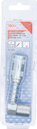 Nasadka do smarownicy zagięta 90°, gwint 1/8" PT (9403) BGS