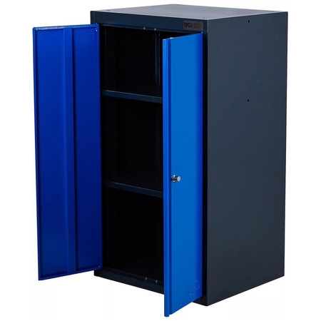 Szafka warsztatowa stojąca, 2 drzwiczki, 2 półki, BGS 80204