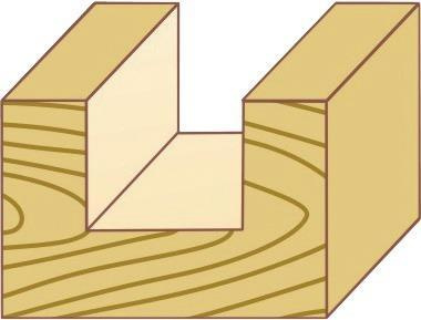 Frez prosty HW 8x20x51 S8 FORTIS