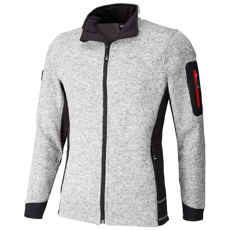 Dzianinowy polar CHRISTOPH szaro-czarna rozmiar XL