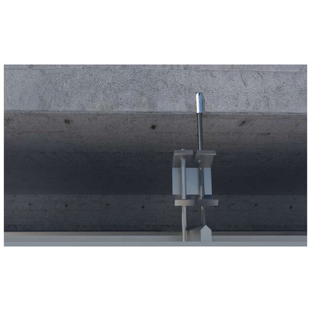 Kotwa wbijana z kołnierzem żeńska do betonu, kamienia, M10 x 40mm Ø12 HE-CL INDEX 50 szt.