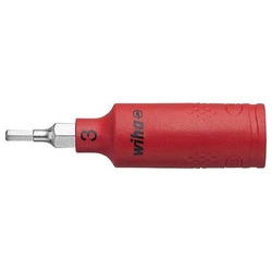 Wkrętakowa końcówka wymienna 1/4" 6-kątna VDE 3x65mm Wiha