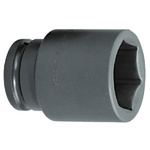 Długa nasadka udarowa 6-kątna 85 mm do zakrętarek i kluczy udarowych, napęd 1.1/2", Gedore K 37 L 85, 6331190