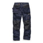Spodnie robocze Worker Plus, ciemny granat, Rozmiar 36 S, Scruffs T53907