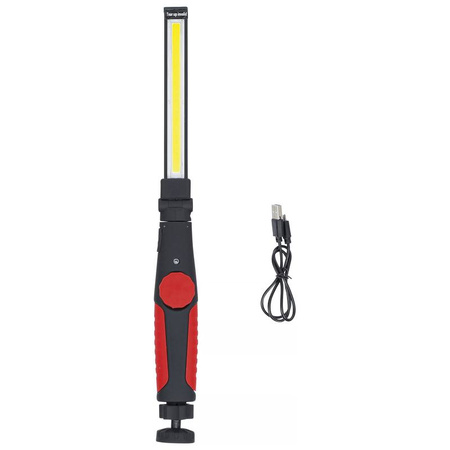 Akumulatorowa latarka przegubowa LED COB 5 W, BGS Diy 6783