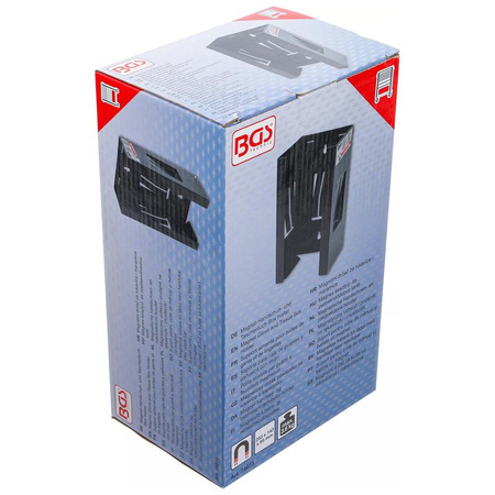 Magnetyczny uchwyt / podajnik na rękawiczki i chusteczki 253 x 143 x 95 mm, BGS 74673