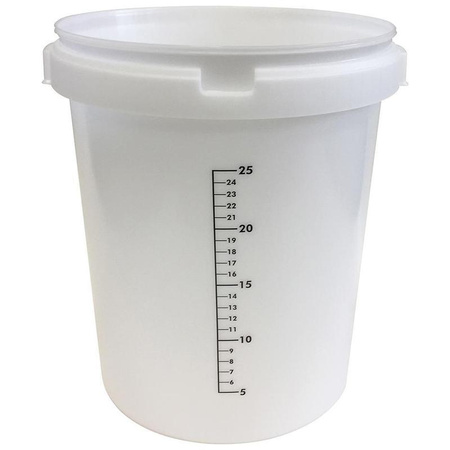 Wiadro do mieszania 30l ze skalą do 25l GRIPLINE
