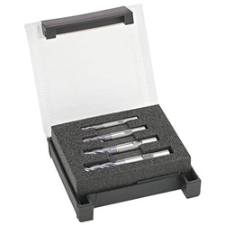 Zestaw frezów do obróbki zgrubnej HPC TiALN, typ UNI,4-ostrz.,6-12mm FORMAT GT