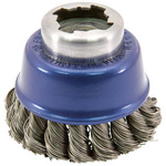 Szczotka garnkowa X-LOCK,drut stalowy pleciony 65x0,5mm Osborn