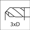 Wiertło krótkie DIN6539 pełnowęglikowe, niepowlekane,typ N, chwyt cylindryczny 5,60mm FORMAT