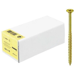 Wkręt do płyt wiórowych PZD 6,0x80/48mm 50szt E-NORMpro