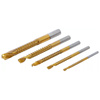 Zestaw 8 wierteł-frezów HSS 3 - 8 mm powlekanych azotkiem tytanu, BGS Diy 50795
