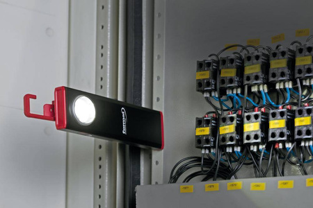 Lampa ręczna LED, akumulatorowa, aluminiowa 200lm FORMAT