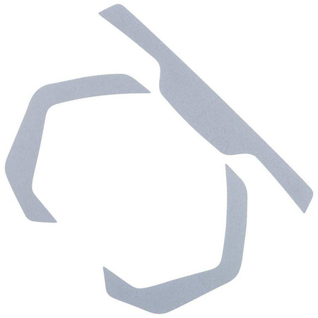Zestaw pasków odblaskowych na kask budowlany CrossGuard i CrossElectric SHUBERTH