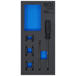 Wkładka do szuflady 1/3: zestaw narzędzi do osiowania uszczelek głowicy cylindrów do VAG, BGS 70958