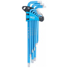 Zestaw długich kluczy imbusowych Torx / Torx z otworem T10-T50 9 szt., BGS 35105
