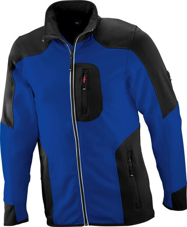 Dżersejowa kurtka polarowa RALF błękitno-czarna rozmiar XL