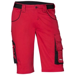 Spodnie spodenki bermudy robocze krótkie męskie 56 czerwony/czarny FORTIS