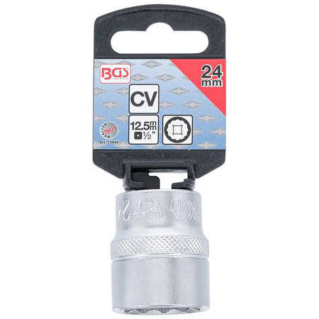 Dwunastokątna nasadka 24 mm; napęd 12,5 mm (1/2"), BGS 10644