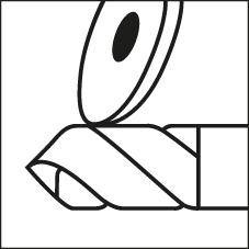 Wiertło do blachy bardzo krótkie HSS, chwyt cylindryczny 4mm FORMAT