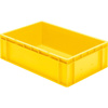 Skrzynka transportowa 600 x 400 x 175 mm żółta TK 600/175-0 LA-KA-PE