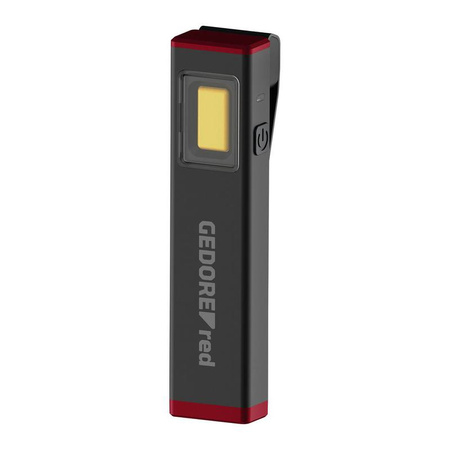 Mini lampa robocza 300 lm z magnesami i klipsem, GEDORE RED, R95700089