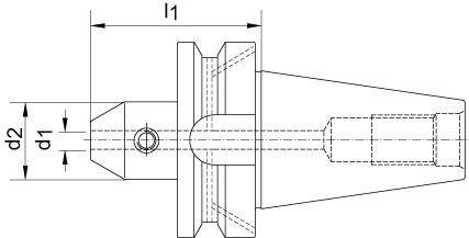 Oprawka zaciskowa Weldon JISB6339ADB BT50 D32mm HAIMER