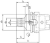 Uchwyt zaciskowy hydrauliczny DIN69893A HSK-A63 25x120mm WTE