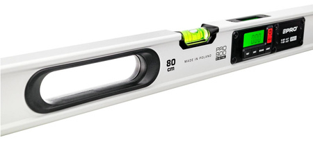 Poziomnica elektryczna IP65 z magnesem (z pokrowcem) 100 cm. biała PRO900 DIGITAL PRO