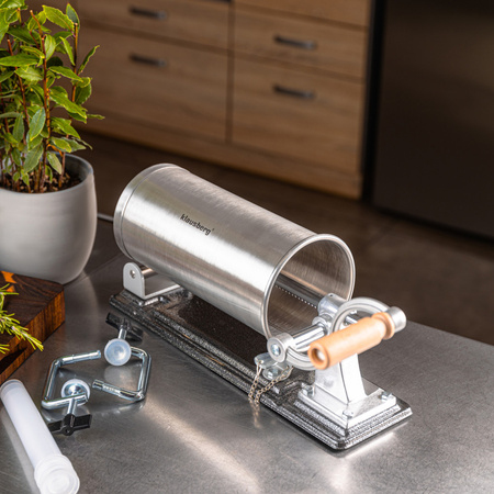 Nadziewarka do kiełbas, pojemność 5kg, pozioma, stal nierdzewna, Klausberg, KB-7929