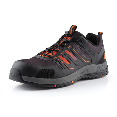 Sportowe buty ochronne Air, czarno-pomarańczowe, Rozmiar 43 (9), Scruffs T55527