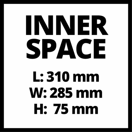 Walizka na narzędzia pneumatyczne 340x300x100 mm EINHELL