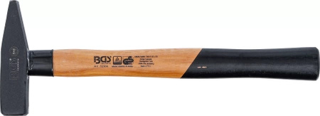 Młotek ślusarski 0,4 kg, trzonek z drewna hikorowego, BGS 52304