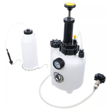Zestaw do odpowietrzania układu hamulcowego i sprzęgła 2,5 l, BGS Diy 71049
