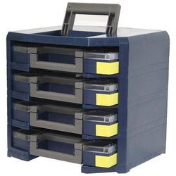 Walizka narzędziowa HandyBoxxser 4x5x5 4 organizerami Assorter 55 5x5-15 Raaco