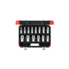 Zestaw długich nasadek 1/2", 14 elementów - nasadki sześciokątne 10-32 mm, długie, w plastikowym kufrze, GEDORE RED, R61003114