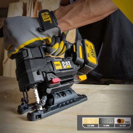 Wyrzynarka bezszczotkowa akumulatorowa 18V 0 3500/min 120 mm DX51B CAT