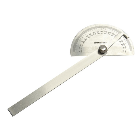 Kątomierz tarczowy półokrągły 150 mm, Silverline 793829