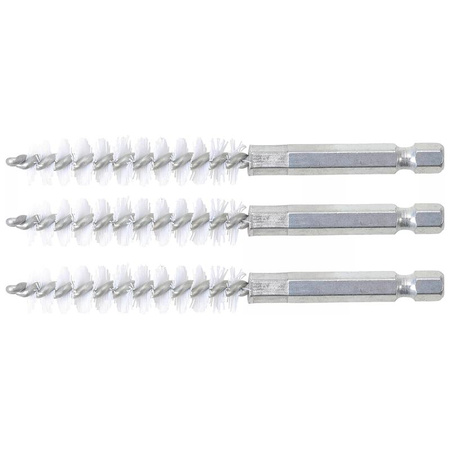 Szczotka nylonowa 11 mm 6,3 mm (1/4") 3-częściowa, BGS 3078-11-N