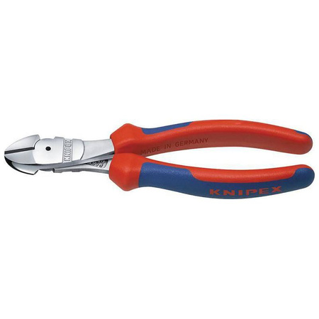 Szczypce tnące boczne o zwiększonym przełożeniu z rękojeściami wielokomponentowymi 250 mm KNIPEX 
74 05 250