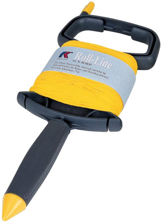 Żyłka treserska, sznurek murarski żółty, 75m, 2mm, Roll-Line, 40.148.02 Kaufmann
